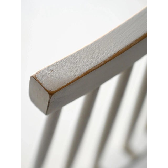 Vintage White Pinstolar Chairs, 1960s, Set of 6 For Sale - Image 11 of 15