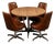 MCM Five-Piece Dining Table and Chair Set by Chromcraft For Sale