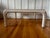 Vintage 1970's Split Reed Waterfall Coffee Table With Glass Top & Matching End Table For Sale In Portland, OR - Image 6 of 18