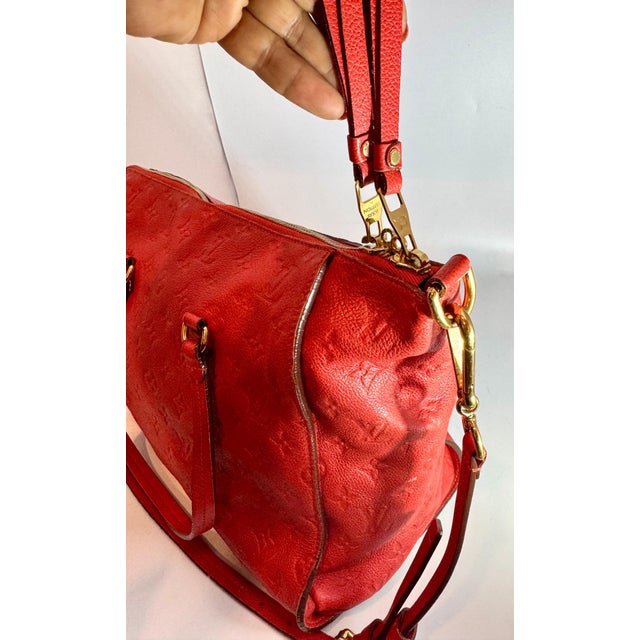 Louis Vuitton Coral Empreinte Leather Lumineuse PM , Monogram with Box and Bag For Sale - Image 10 of 18