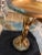Antique Late 19th Century Brass Art Nouveau Woman Holding a Bowl For Sale - Image 4 of 12