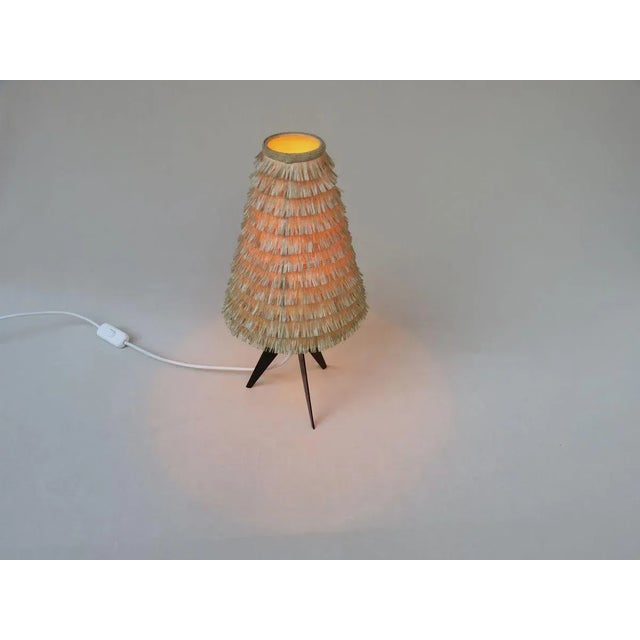 Metal Austrian Tripod Brass Table Lamp, 1950s For Sale - Image 7 of 18