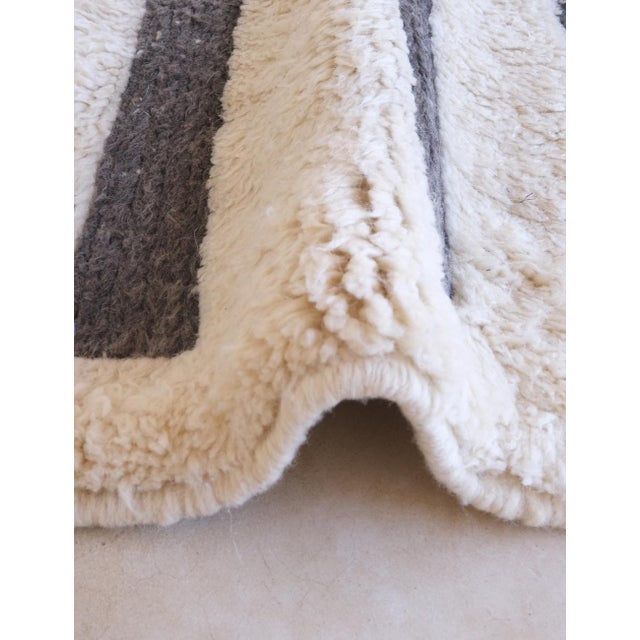 Textile Moroccan Beni M'Rirt Contemporary Rug - 10.8 X 7.6 Ft For Sale - Image 7 of 8