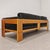 Sofa and Armchairs Mod. Bastiano in Oak Wood and Black Leather by Afra and Tobia Scarpa for Gavina, 1960s, Set of 3 For Sale - Image 12 of 18
