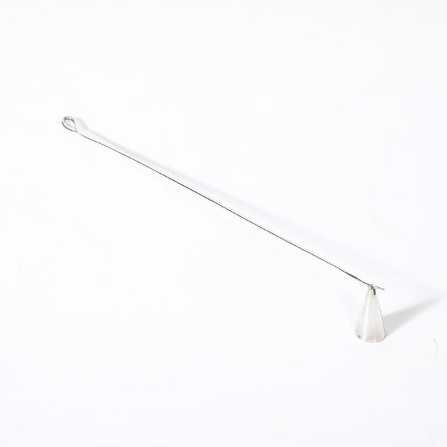 Late 20th Century Sterling Silver Padova Pattern Candle Snuffer by E. Peretti Signed Tiffany & Co. For Sale - Image 5 of 14