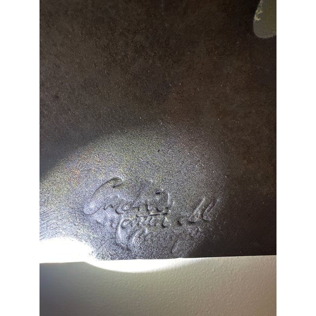 Art Deco Metal Wall Art For Sale - Image 3 of 3