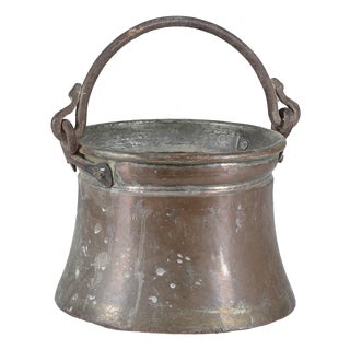 20th Century Copper Bucket Boiler Bowl, 1890s For Sale