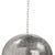 Traditional Regina Andrew Pierced Metal Sphere Pendant in Polished Nickel For Sale - Image 3 of 6