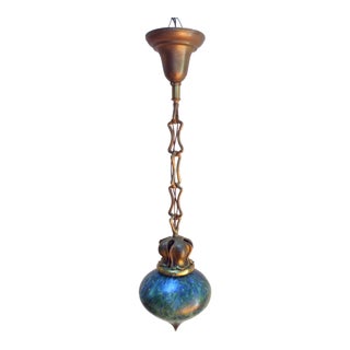 Art Nouveau Pendant Light For Sale