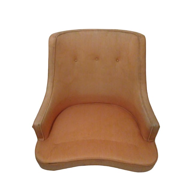 Royal Blue 1950s Harvey Probber Authentic Slipper Style Lounge Chair For Sale - Image 8 of 10