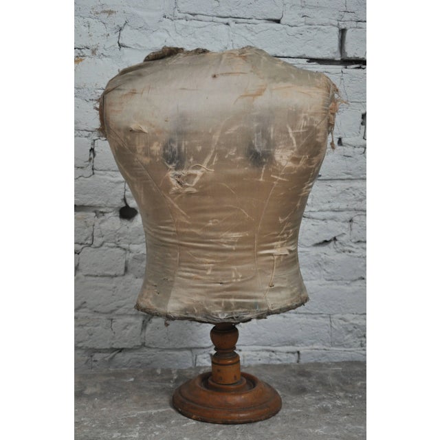 French Late 19th Century French Fabric Bust For Sale - Image 3 of 9