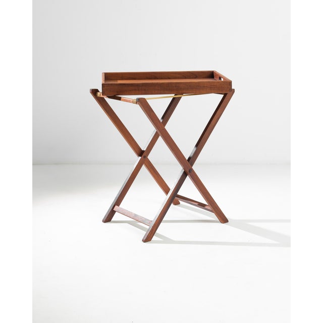 Vintage Scandinavian Teak Tray Table Chairish