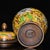 Large Vintage Chinese Yellow Ground Cloisonné Ginger Jar With Lotus Motif & Copper Finial For Sale - Image 9 of 9