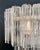 Vintage Murano Glass Tube Wall Sconces with 13 Transaparent Glass Tube, 1990s, Set of 2 For Sale - Image 12 of 17