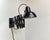 Bauhaus Black Articulated Scissor Wall Lamp, 1950s For Sale - Image 11 of 12