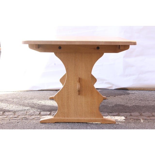 Danish Oak Extendable Dining Table, 1980s For Sale - Image 18 of 18