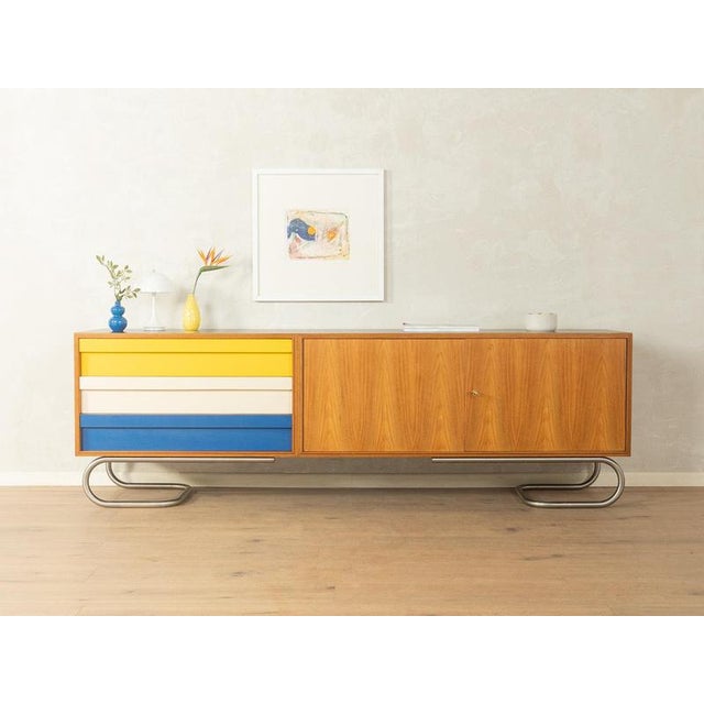 Mid-Century German Wood Sideboard For Sale - Image 10 of 10