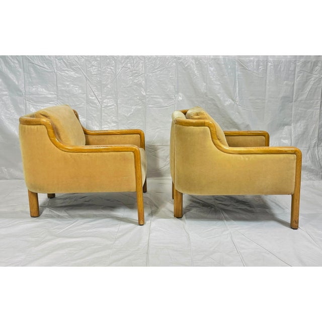 Wood Pair of Mid-Century Modern Lounge Chairs by Monteverdi-Young, Los Angeles 1977 For Sale - Image 7 of 18