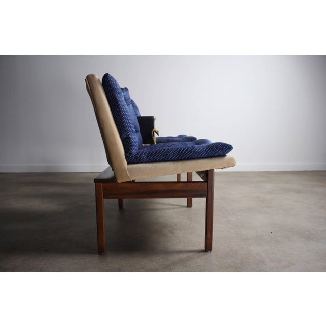 Madison Furniture Arthur Umanoff Modular Walnut Bench Seating for Madison Furniture Co. For Sale - Image 4 of 5
