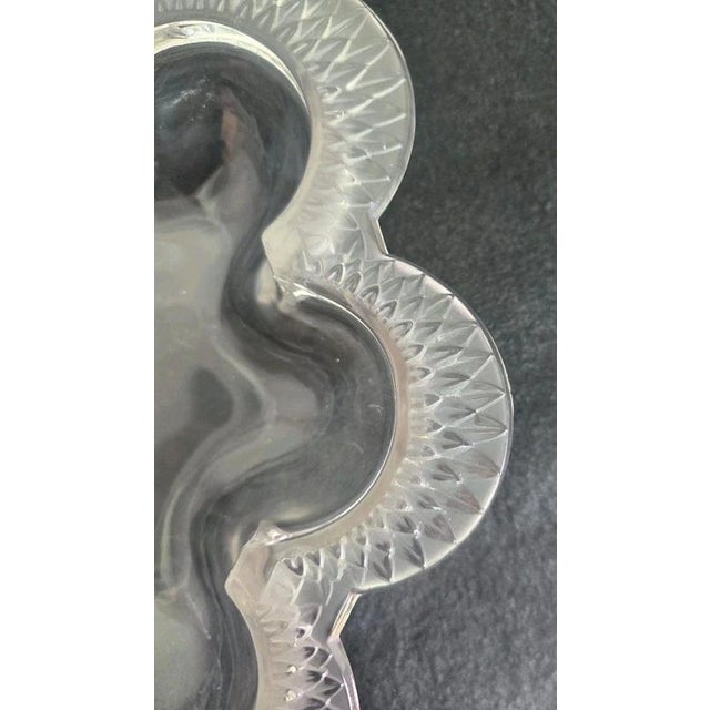 Art Deco Moulded Glass Foliate Bowl from Lalique France, 1910s For Sale - Image 14 of 18
