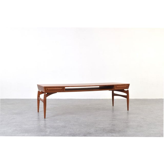 Mid-Century Modern Teak Coffee Table by Johannes Anderen for Trensum Möbelfabrik, 1960s For Sale - Image 16 of 16