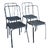 Vintage Garden Chairs from the Parc Et Jardin De Paris, 1950s, Set of 4 For Sale