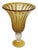 Italian Handmade Amber Murano Glass Vase, 2000 For Sale - Image 4 of 7