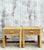 Vintage Coastal Woven Rattan Nightstands - a Pair For Sale - Image 9 of 16