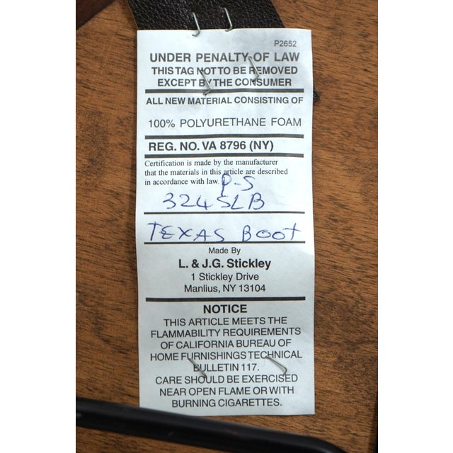 Stickley Mission Oak Leather Desk Chair For Sale - Image 18 of 18