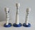 1980s Lisa Larson for Goebel "Weihnacht" Ceramic Figural Candleholder Trio For Sale - Image 5 of 7