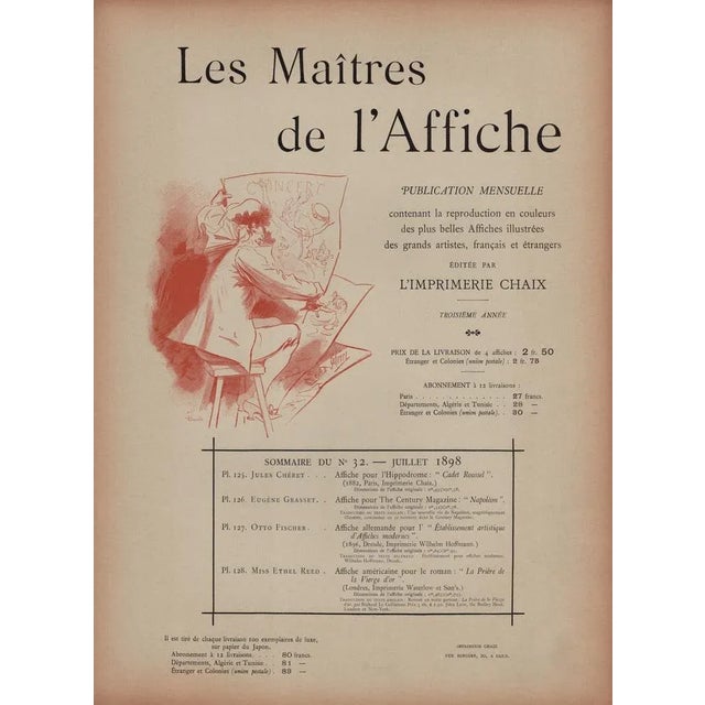 Ethel Reed, The Quest of the Golden Girl from Les Maîtres de L'Affiche, 1897, Original Lithograph For Sale - Image 11 of 13