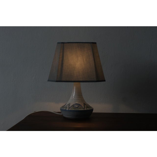 Ceramic Table Lamp from Søholm Stentøj, Denmark, 1960s For Sale - Image 6 of 7