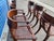 Brown T. H. Robsjohn Gibbings Style Solid Walnut Klismos Chairs. Set of 6 For Sale - Image 8 of 14