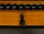 Brown English 19th Century Oak Desk with Ebonized Accents and Gilded Greek Key Frieze For Sale - Image 8 of 10