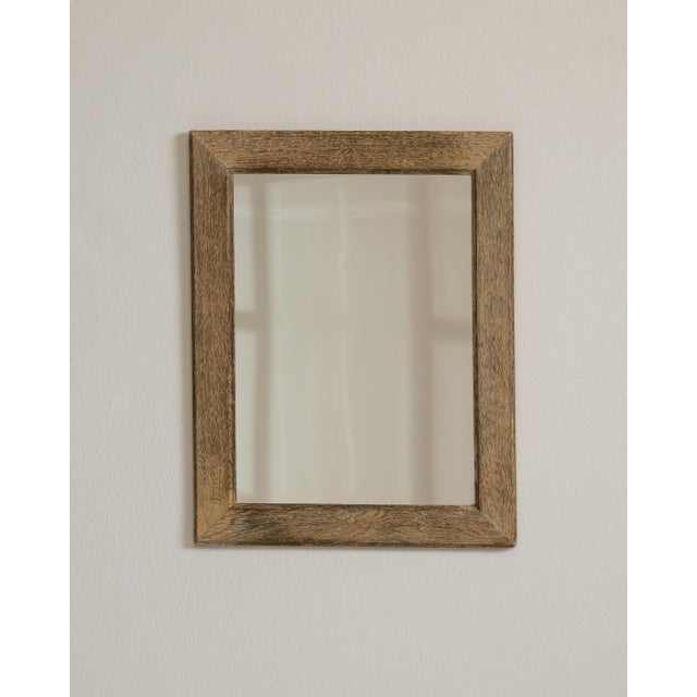 19th Century French Beige Oak Mirror For Sale - Image 13 of 15