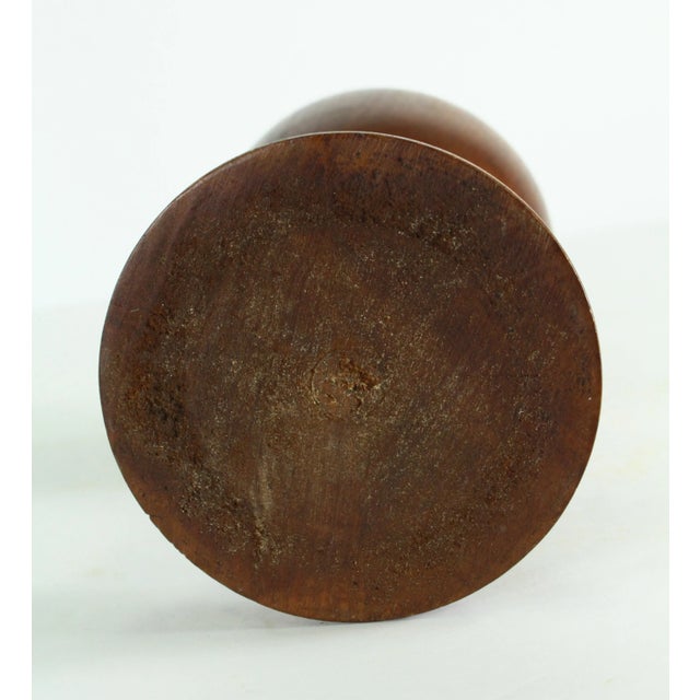 Mid 19th Century Turned Wood Treen Ware Chalice, Goblet, Raised Cup For Sale - Image 12 of 13