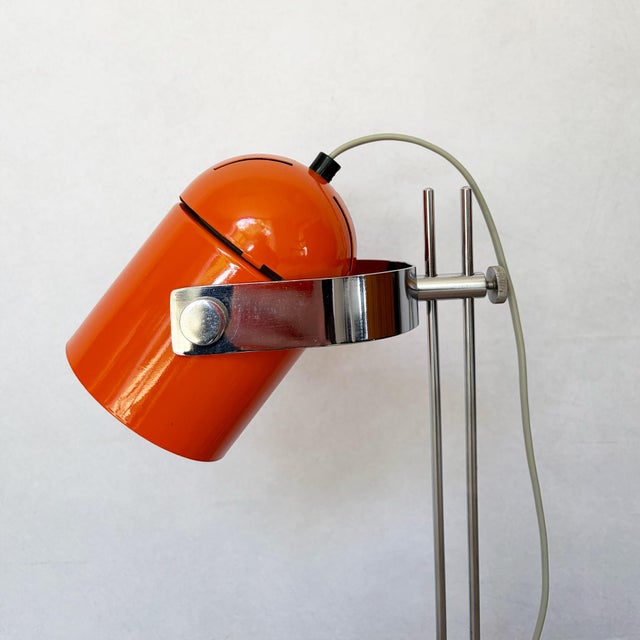 Orange Combi Lux Table Lamp by Stanislav Indra for Lidokov, 1970s For Sale - Image 4 of 10