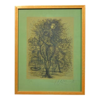 1960s Jean Carzou (1907–2000) “Women” Original Lithograph, Signed and Numbered 109/196 For Sale