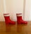 Art Nouveau Vintage 1930s Pair of Santa Boot Candy Holders Made in Germany For Sale - Image 3 of 9