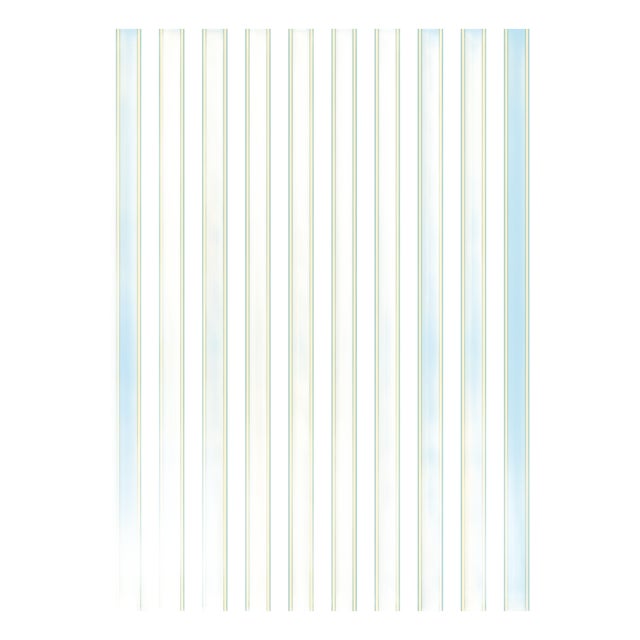 Sample - The House of Scalamandré Piano Stripe | Wallcovering Wallpaper, Robin'S Egg For Sale
