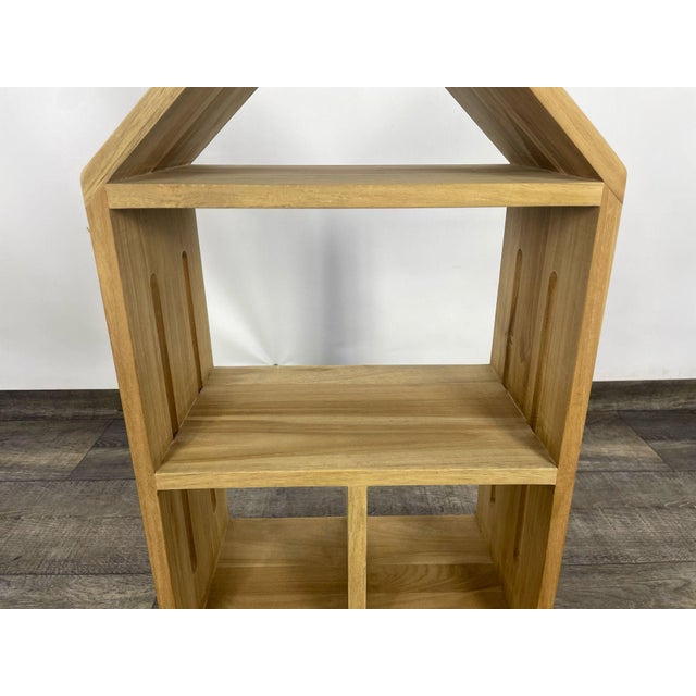 Vintage Blonde Rosewood Bookcase For Sale - Image 7 of 12