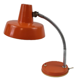 Desk Lamp in Orange Metal, Hungary, 1970s