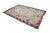 French Provincial Vintage Floral Rose Needlepoint Textile Tapestry Area Rug 66" For Sale - Image 3 of 17
