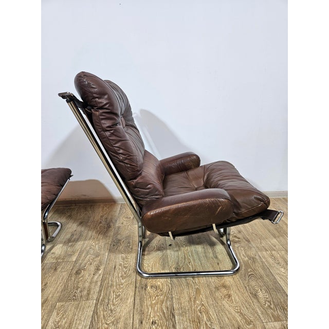 Set of Armchair and Ottoman by Harald Relling for Westnofa For Sale - Image 16 of 18