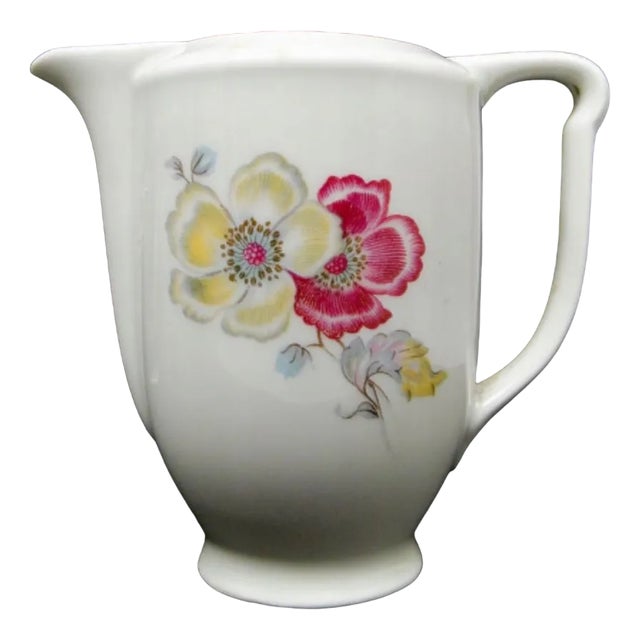 Art Deco Polish Milk Jug by Ćmielów Pottery, 1970s For Sale