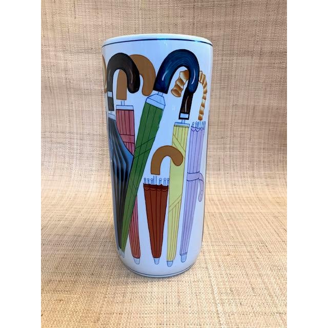 1970's Vintage Ceramic Umbrella Stand Chairish