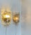 Metal Crystal Ice Glass Wall Sconces by Carl Fagerlund for Orrefors, 1960s, Set of 2 For Sale - Image 7 of 10