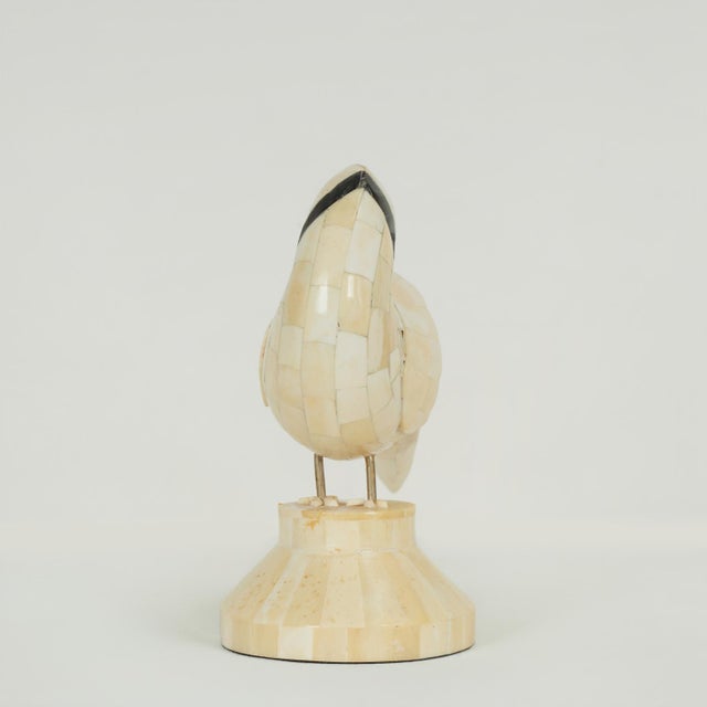 Vintage Pair of Anglo Indian Bone Birds For Sale - Image 4 of 13