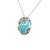Persian Natural Persian Turquoise Diamond Gold Necklace 15.32 TCW Certified For Sale - Image 3 of 12