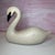 1990s Beautiful Vintage Swan Decoy Glass Eyes Country Folk Art Decor 8”x10” For Sale - Image 5 of 7
